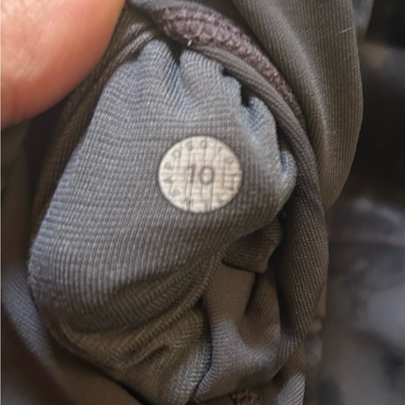 Lululemon Wunder Under Hi-Rise Yoga Tights in Shibori Magnum Black size 10 - Picture 4 of 5